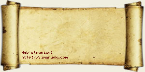 Jasmina Subotić vizit kartica